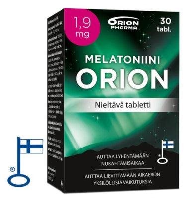 Melatoniini Orion 1,9 mg, Nieltävä tabl