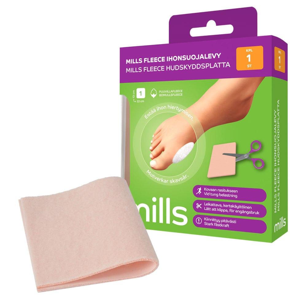 Mills Fleece Ihonsuojalevy, 13 X 22 cm 1 kpl