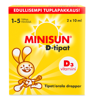Minisun Drops - D-vitamiini vauvalle 2x10 ml