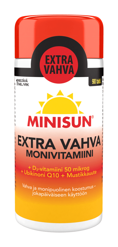 Minisun Monivitamiini Extra Vahva 90 tabl