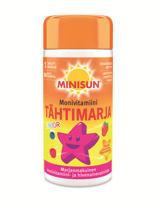 Minisun Multivitamin Junior Tähtimarja tabl