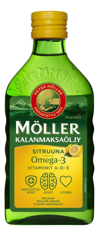 Möller Kalanmaksaöljy Sitruuna 250 ml