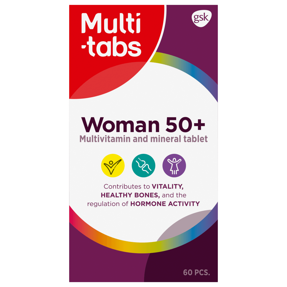 Multi-Tabs Woman 50+ Monivitamiini 60 tabl