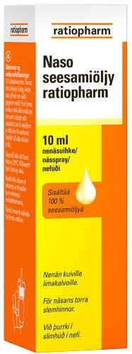 Naso Seesamiöljy Ratiopharm 10 ml