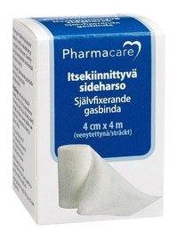 Pharmacare Itsekiinn. Sideharso 4cm x 4M 1 kpl