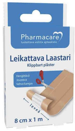 Pharmacare Laastari Leikattava 8cm x 1M 1 kpl