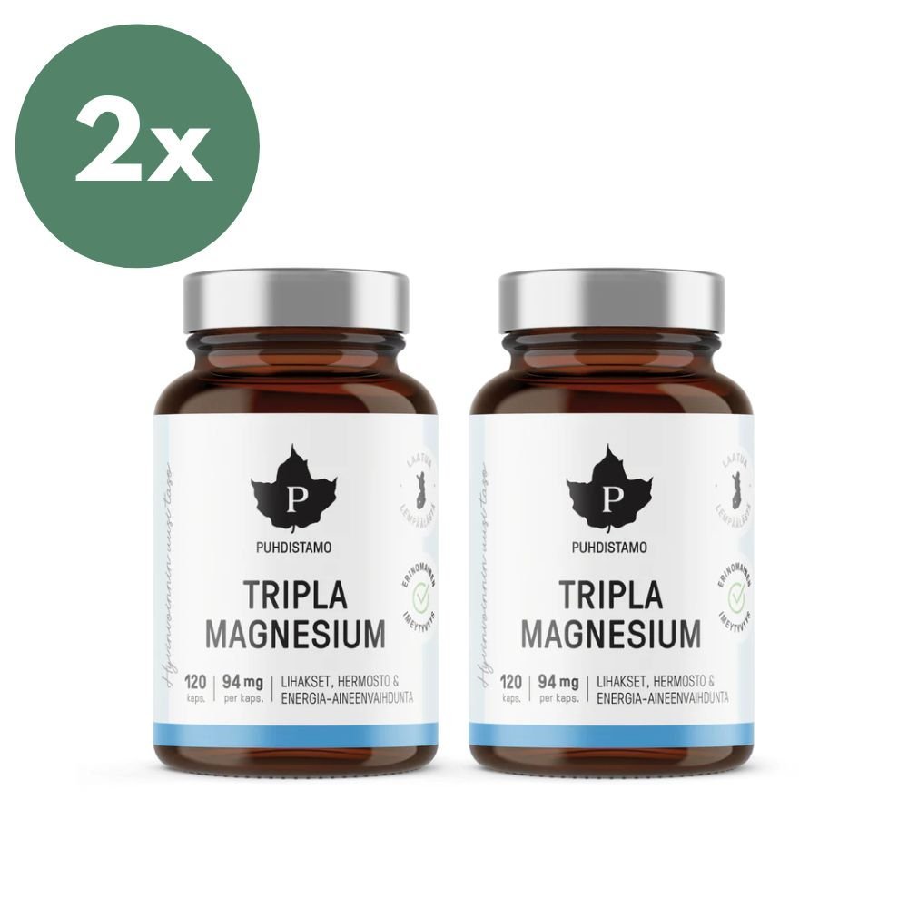Puhdistamo Tripla Magnesium 2x120 kaps.