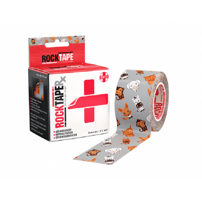 Rocktape Rx Kinesioteippi Eläimet 5cm x 5M 1 rll