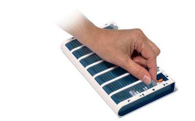 Schine Pill Box L Lääkeannostelija Suomenk. Sininen 1 kpl