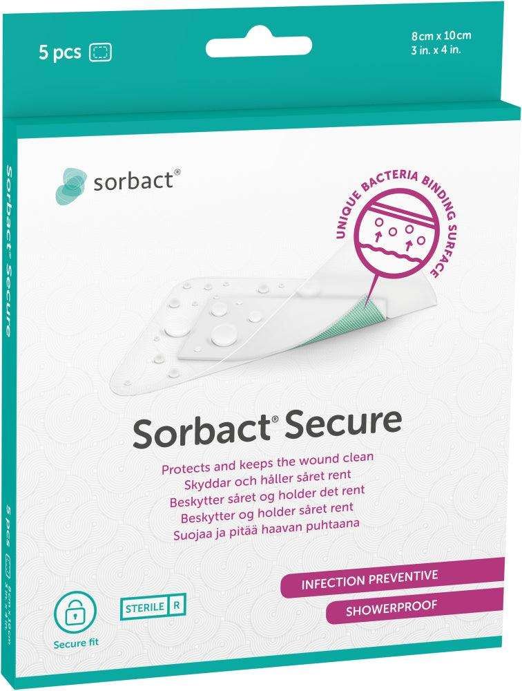 Sorbact Secure 8X10cm 5 kpl