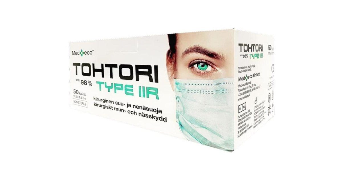 Tohtori Type Iir Suu- Ja Nenäsuoja 50 kpl
