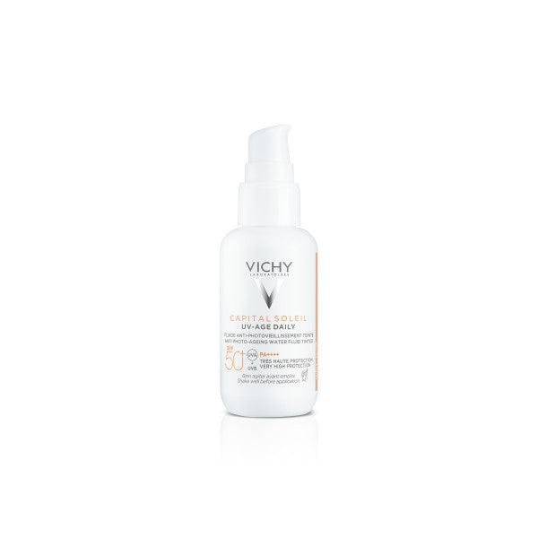 Vichy Capital Soleil UV AGE SPF 50+ sävytetty aurinkosuojavoide 30 ml