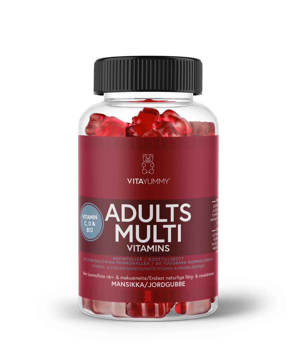 VitaYummy Adults Multi Strawberry 60 kpl, monivitamiini