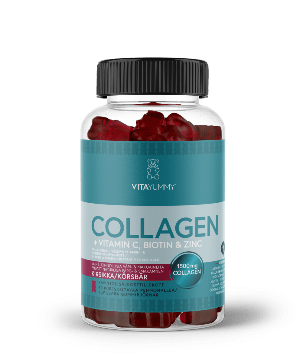 VitaYummy Collagen Cherry 60 kpl, kollageeni