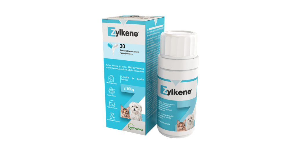 Zylkene 75 mg Täydennysrehu 30 kaps