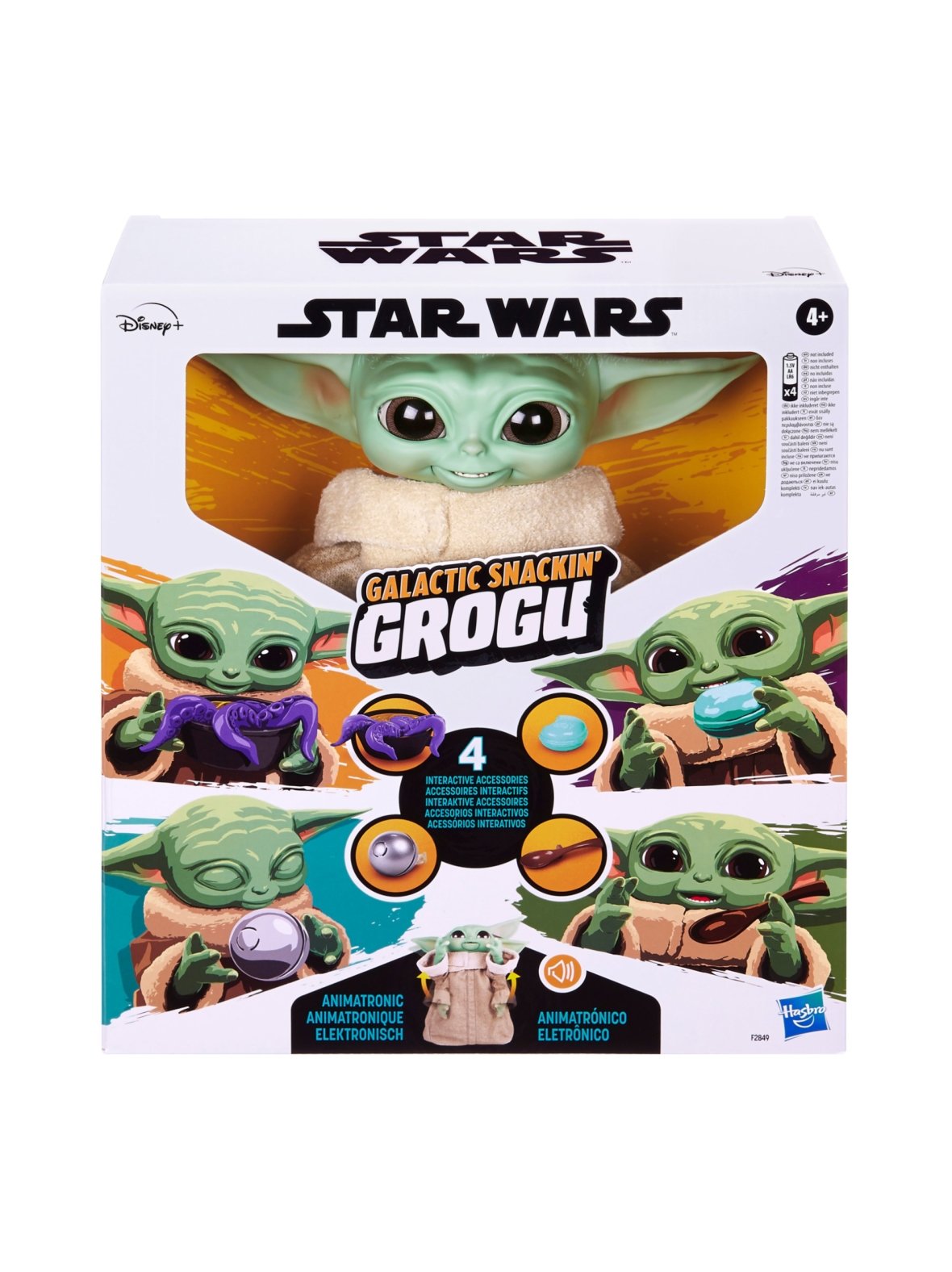 Star wars interaktiivinen lelu galactic snackin’ grogu, 23,5 cm