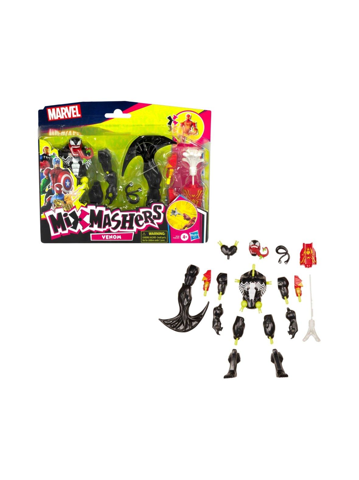 Spider-man mixmashers hahmo deluxe venom, 12,7 cm