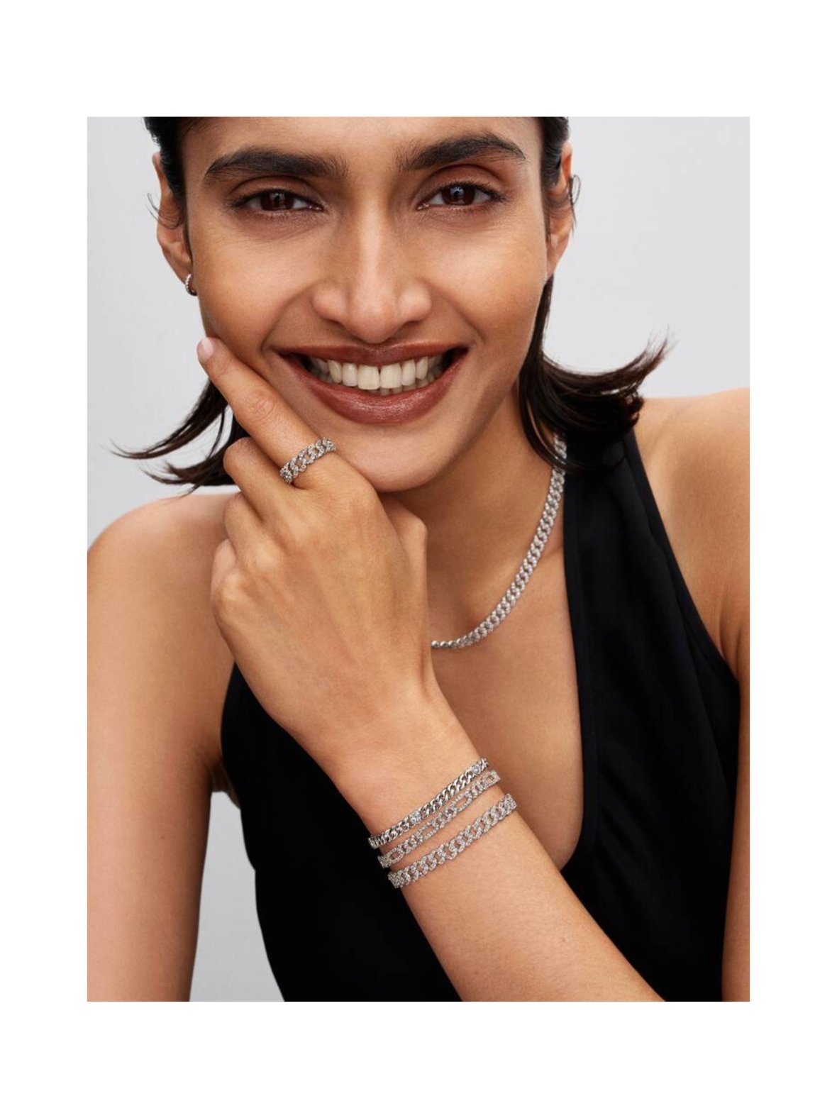 Oval cuban chain bracelet - 594227c01