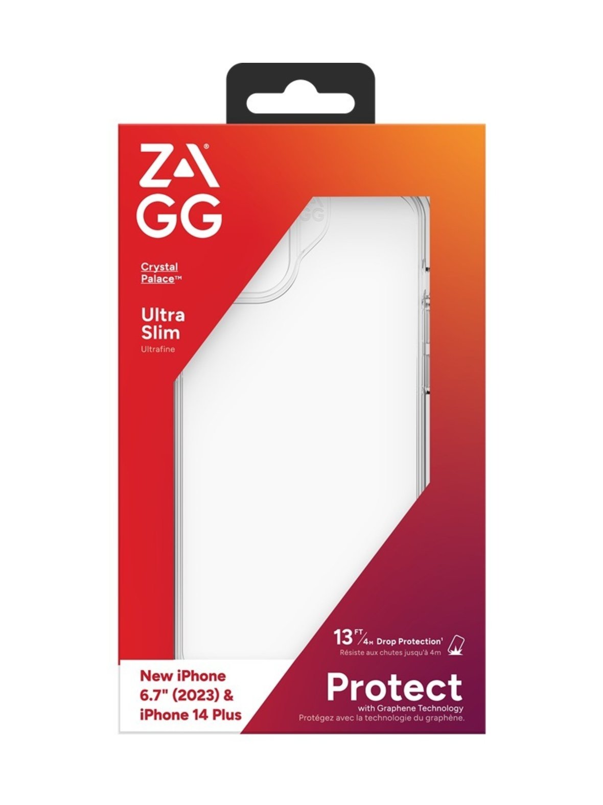 Zagg crystal palace - suojakuori iphone 15 plus/14 plus