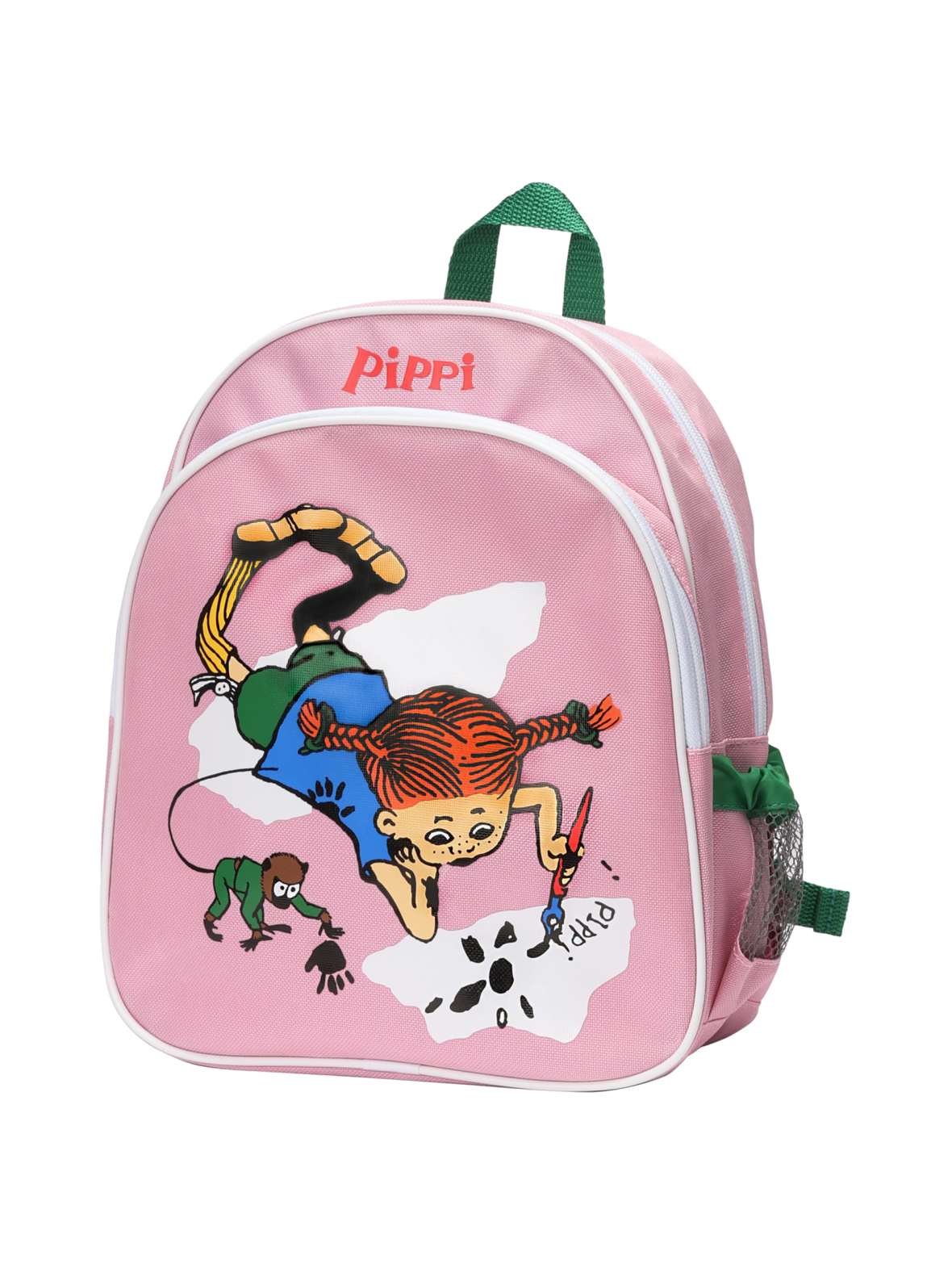 Pippi selkäreppu, vaaleanpunainen