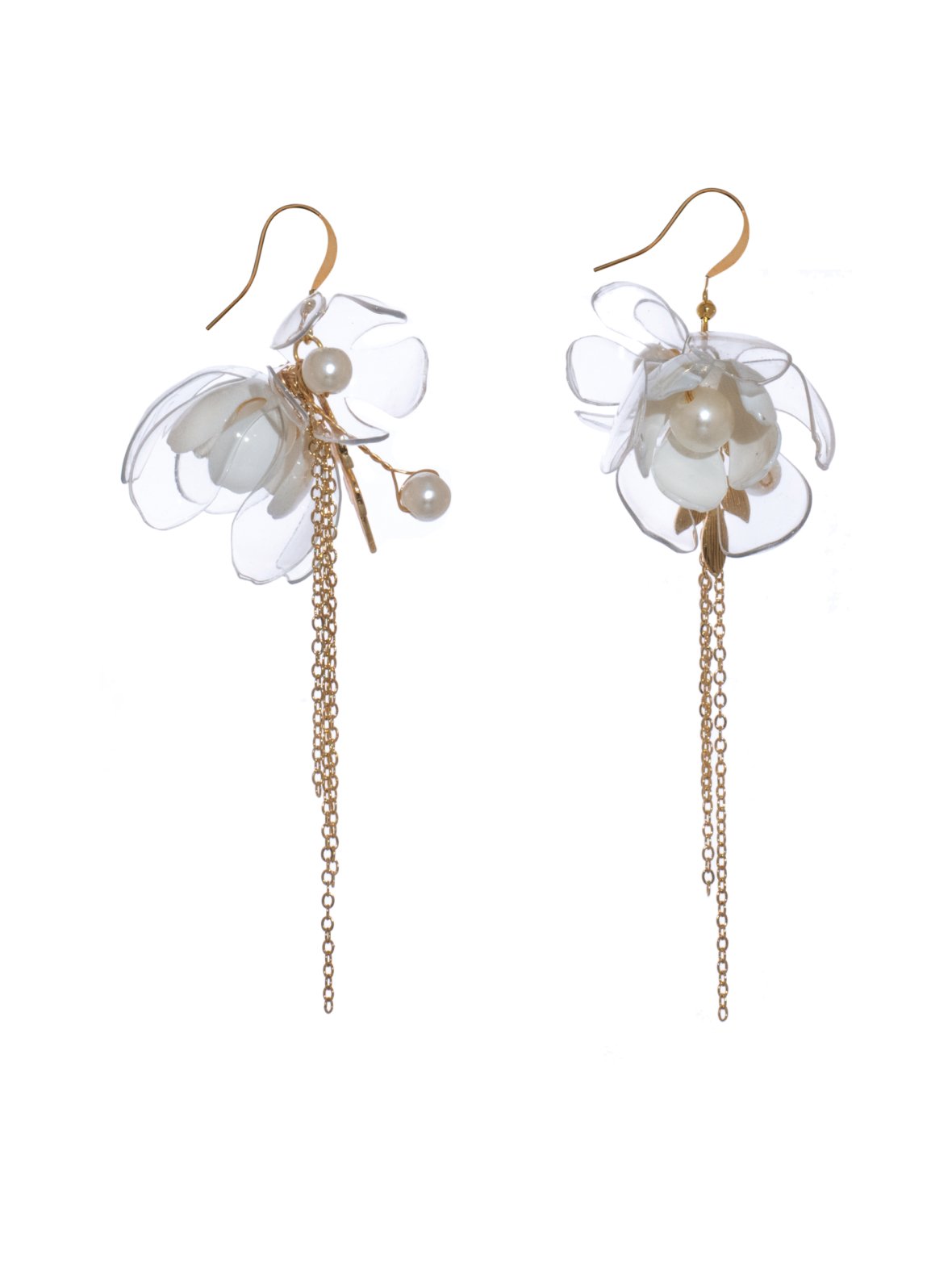 Upcycled triple jasmine drop korvakorut