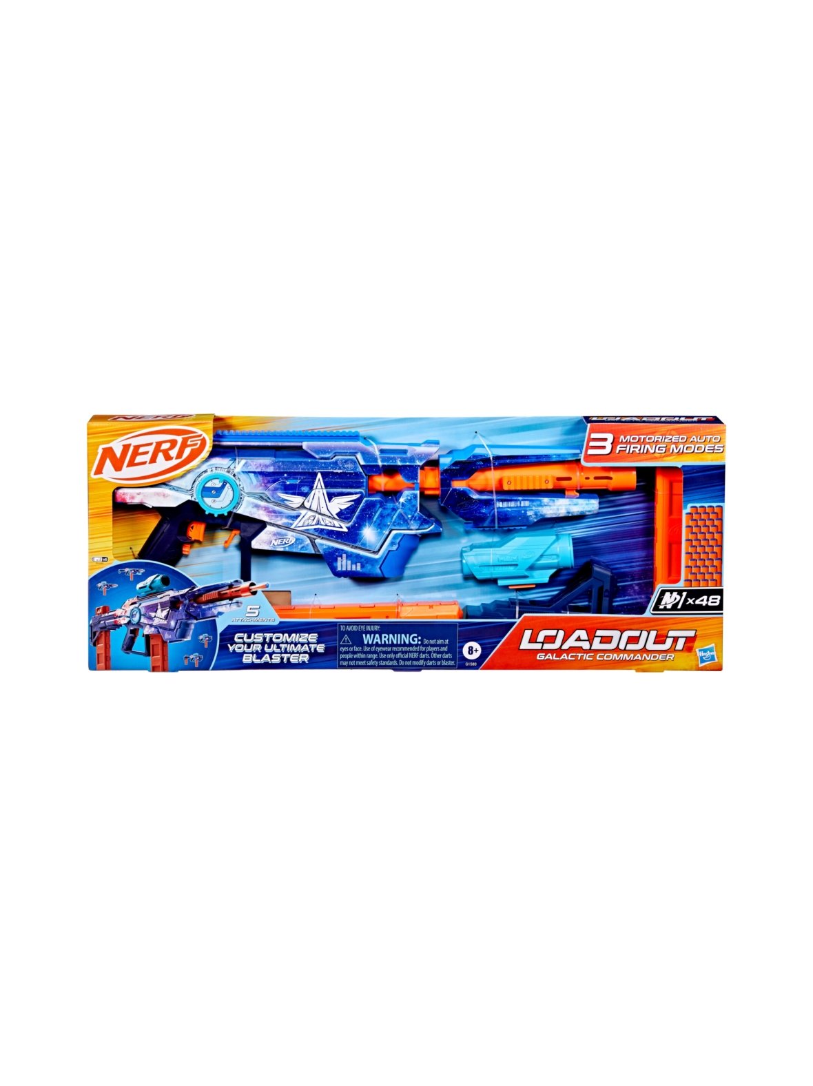 Nerf leikkipyssy loadout galactic commander