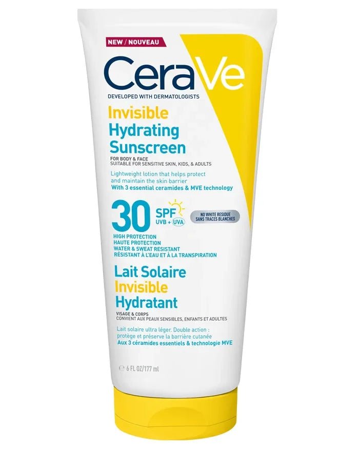 CeraVe Invisible Hydrating Sunscreen SPF30 aurinkosuojavoide 177 ml