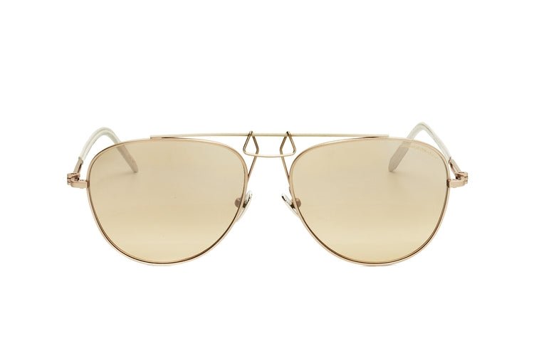 Calvin Klein 205W39NYC titaani aurinkolasit unisex keltaisena GOLD/YELLOW
