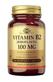 Solgar B2-vitamiini 100 mg (Riboflaviini) 100 kaps 100 kaps