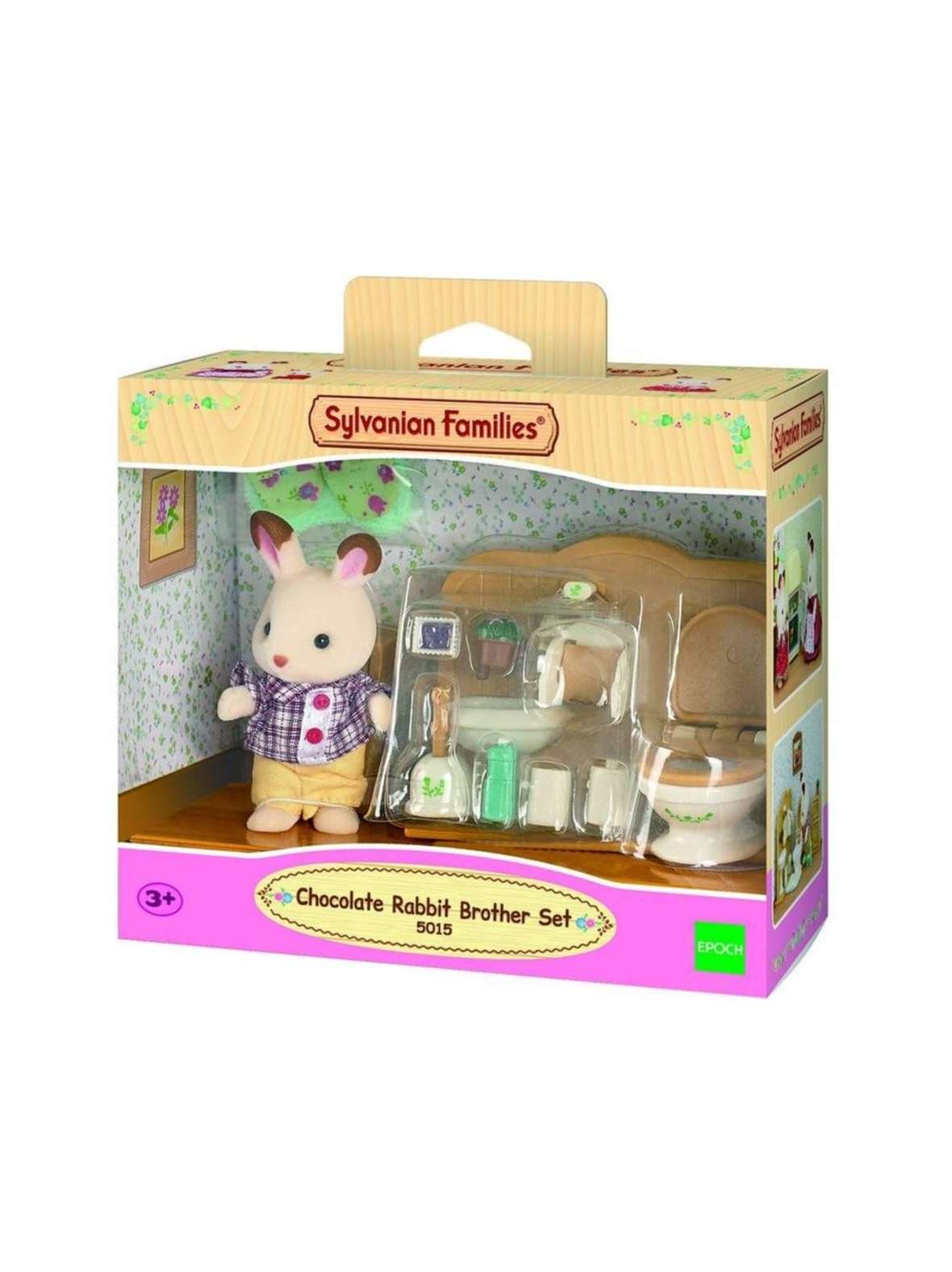 Sylvanian families suklaapupuveli ja pesuhuone