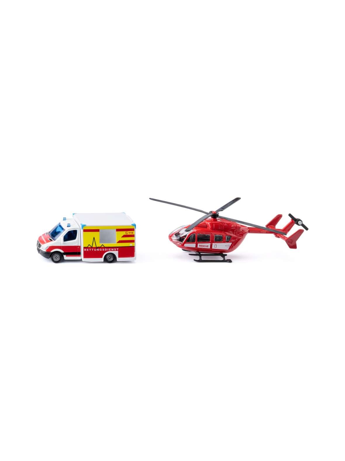 Siku pelastuspalvelu, kopteri+mb ambulanssi