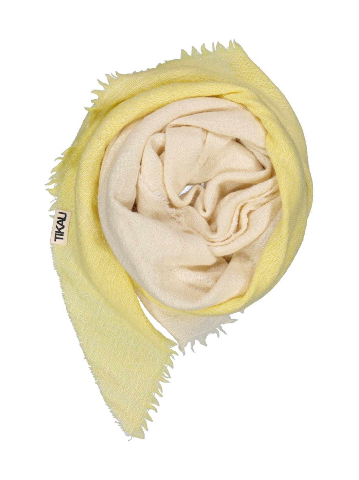Scarf triangle by tikau bää collection (yellow)