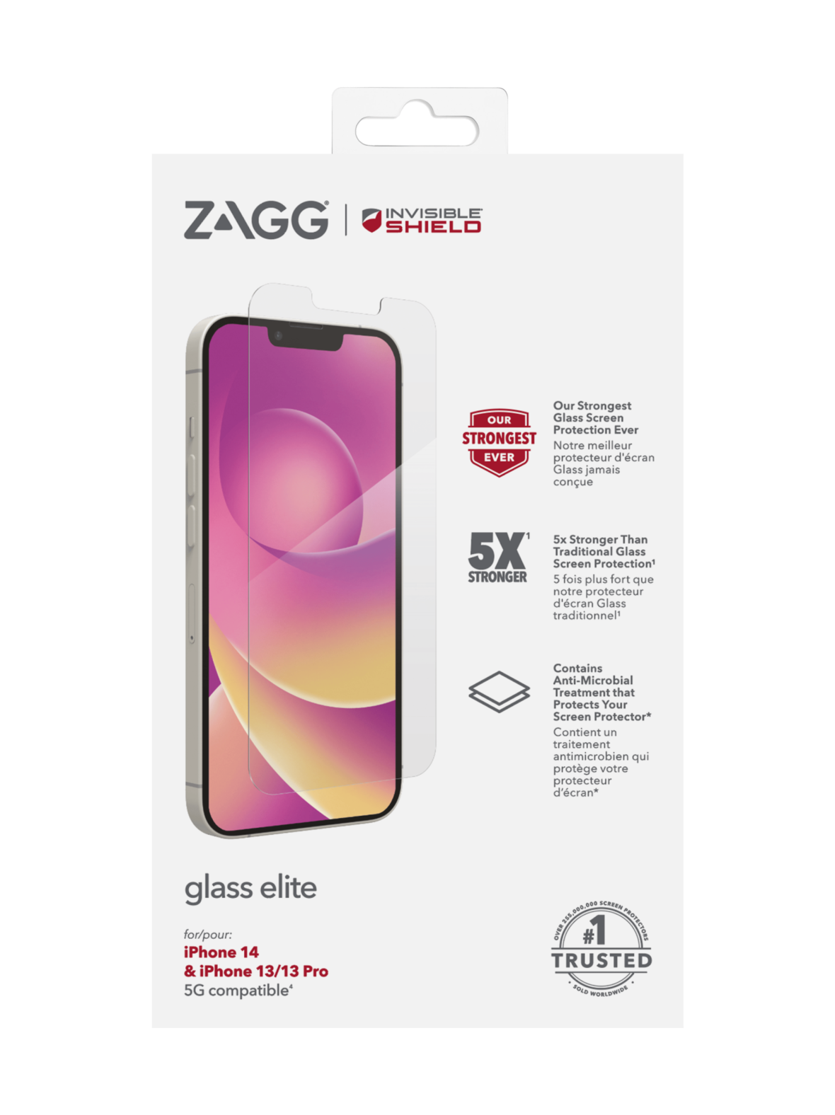Zagg is glass elite - näytönsuoja iphone 13/13pro/14