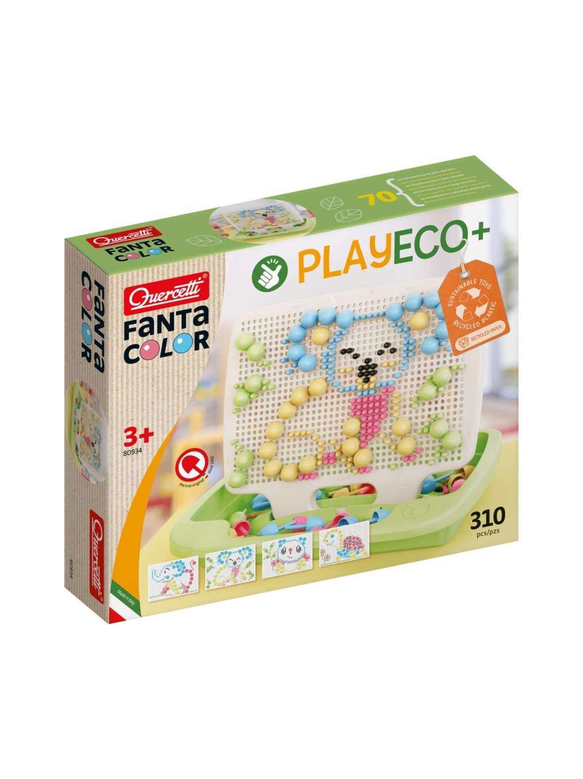 Quercetti nuppipeli fantacolor play eco+