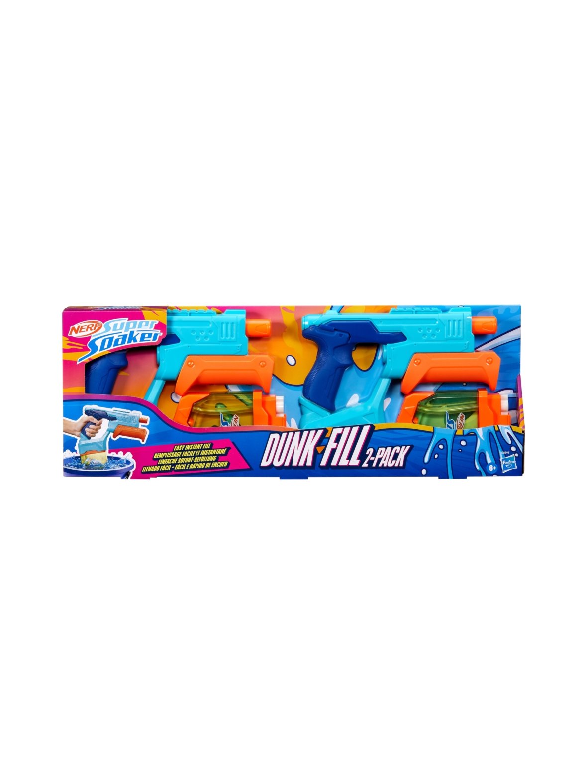 Nerf supersoaker vesipyssy fill, tuplapakkaus