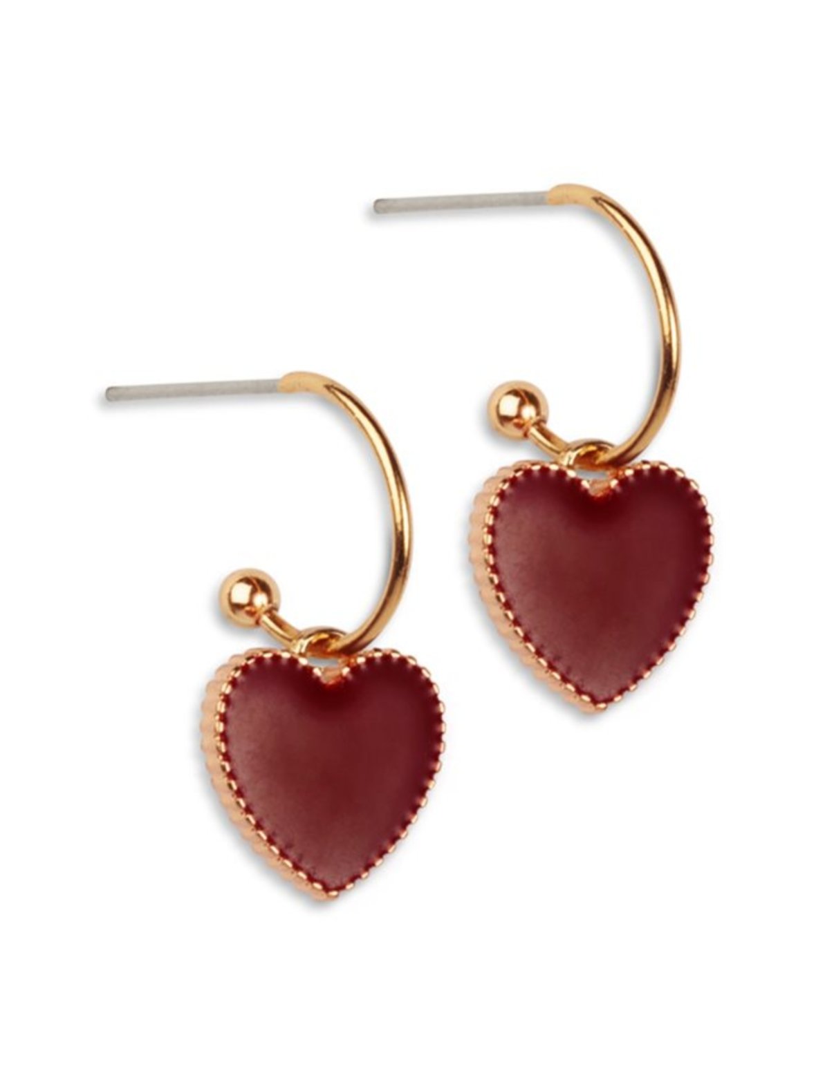 Pearls for girls-heart korvakorut