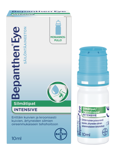 Bepanthen Eye Intensive silmätipat pullo 10 ml