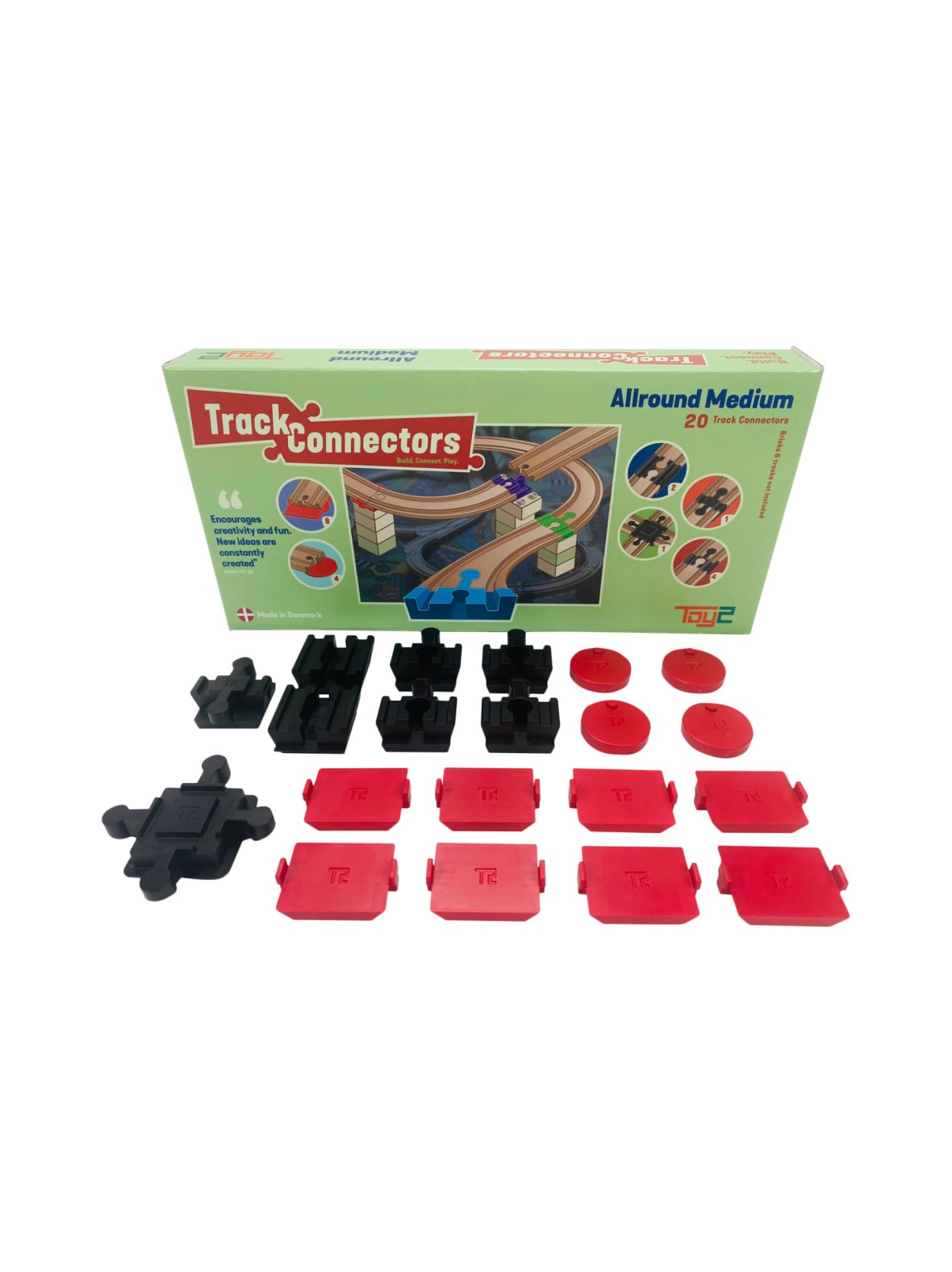 Track connectors raideliitinsetti ympäri, 20 kpl