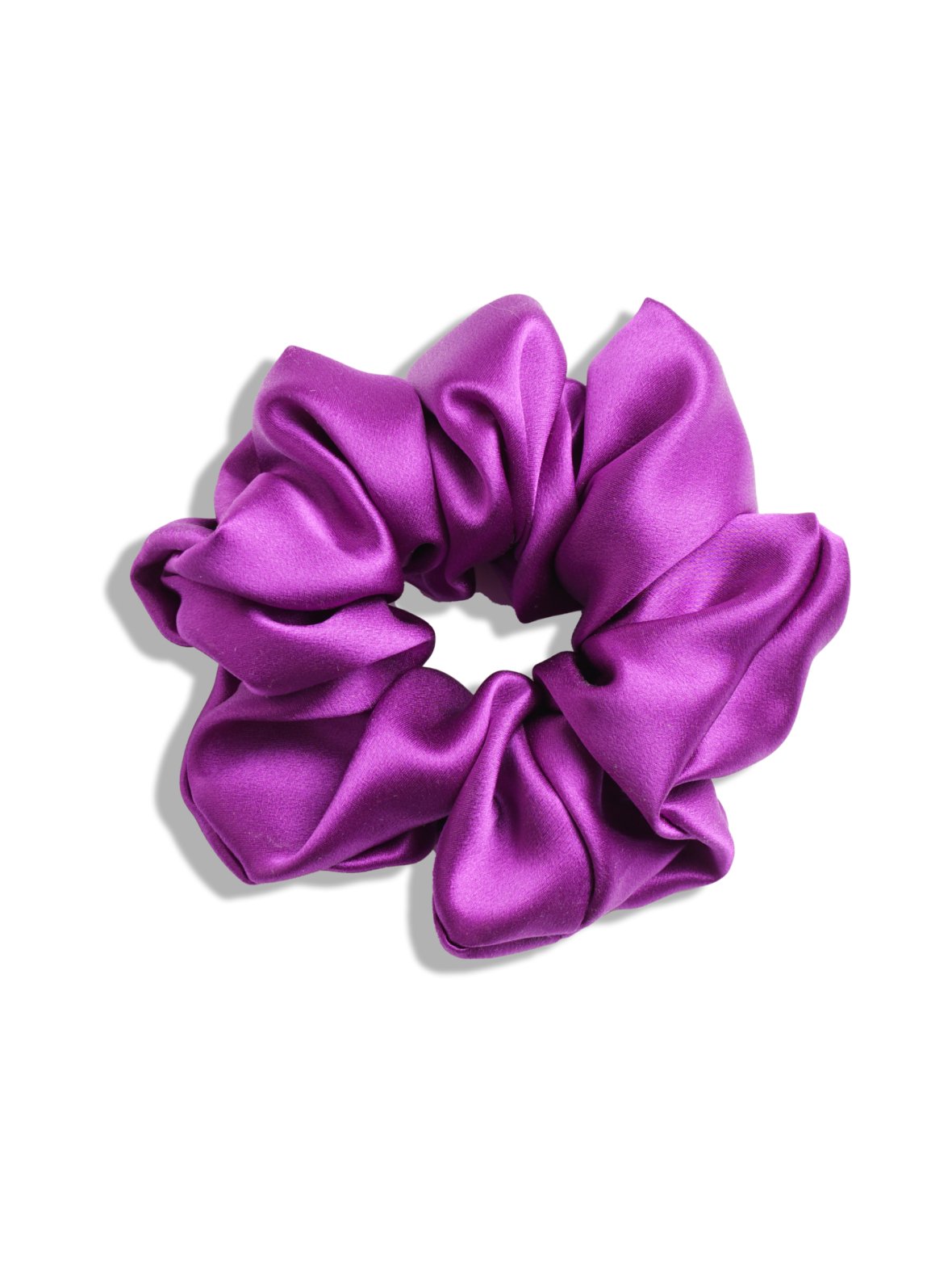 Mulberry silk scrunchie - hiusdonitsi - violetti