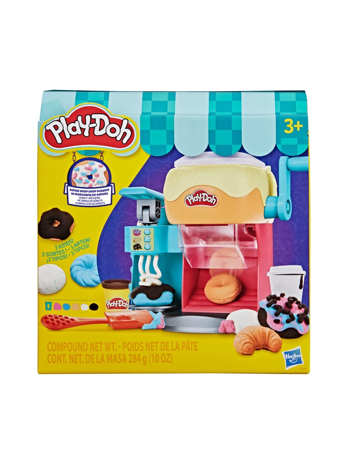 Play-doh leikkisetti donitsileipomo