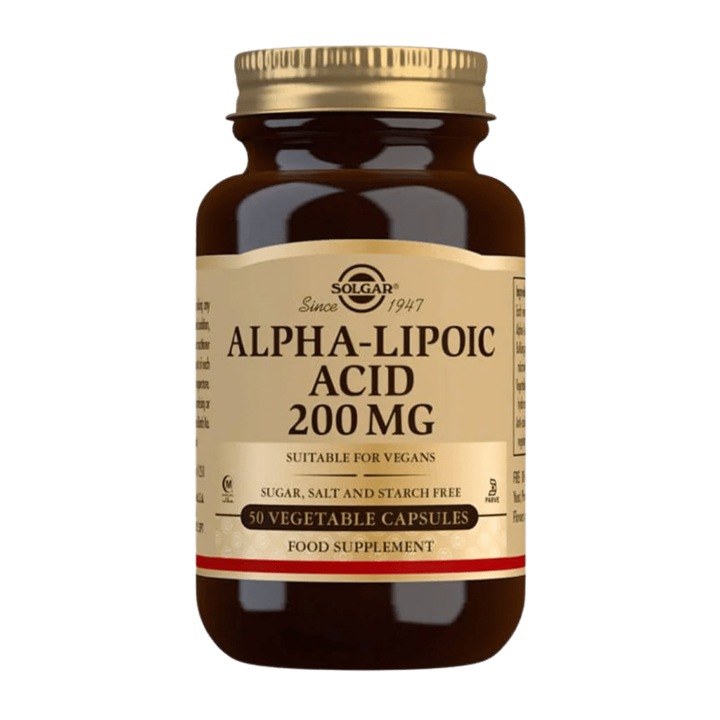 Solgar Alfalipoiinihappo (Alpha Lipoic Acid) 200 mg 50 kaps 50 kaps
