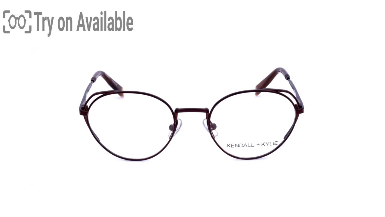 Kendall + Kylie metalliset silmälasit naisille värissä karbohina. CARBERNET