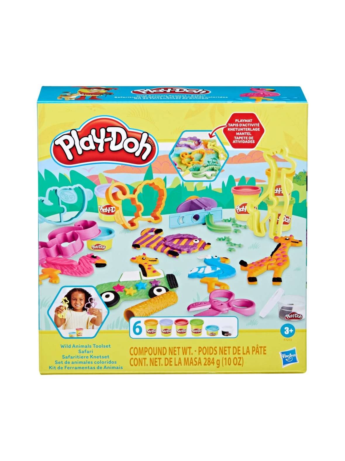 Play-doh leikkisetti villieläimet