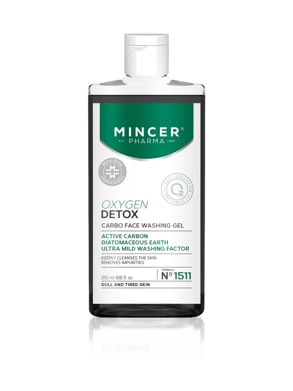 Oxygendetox purifying carbo-gel -syväpuhdistava puhdistusgeeli 250ml