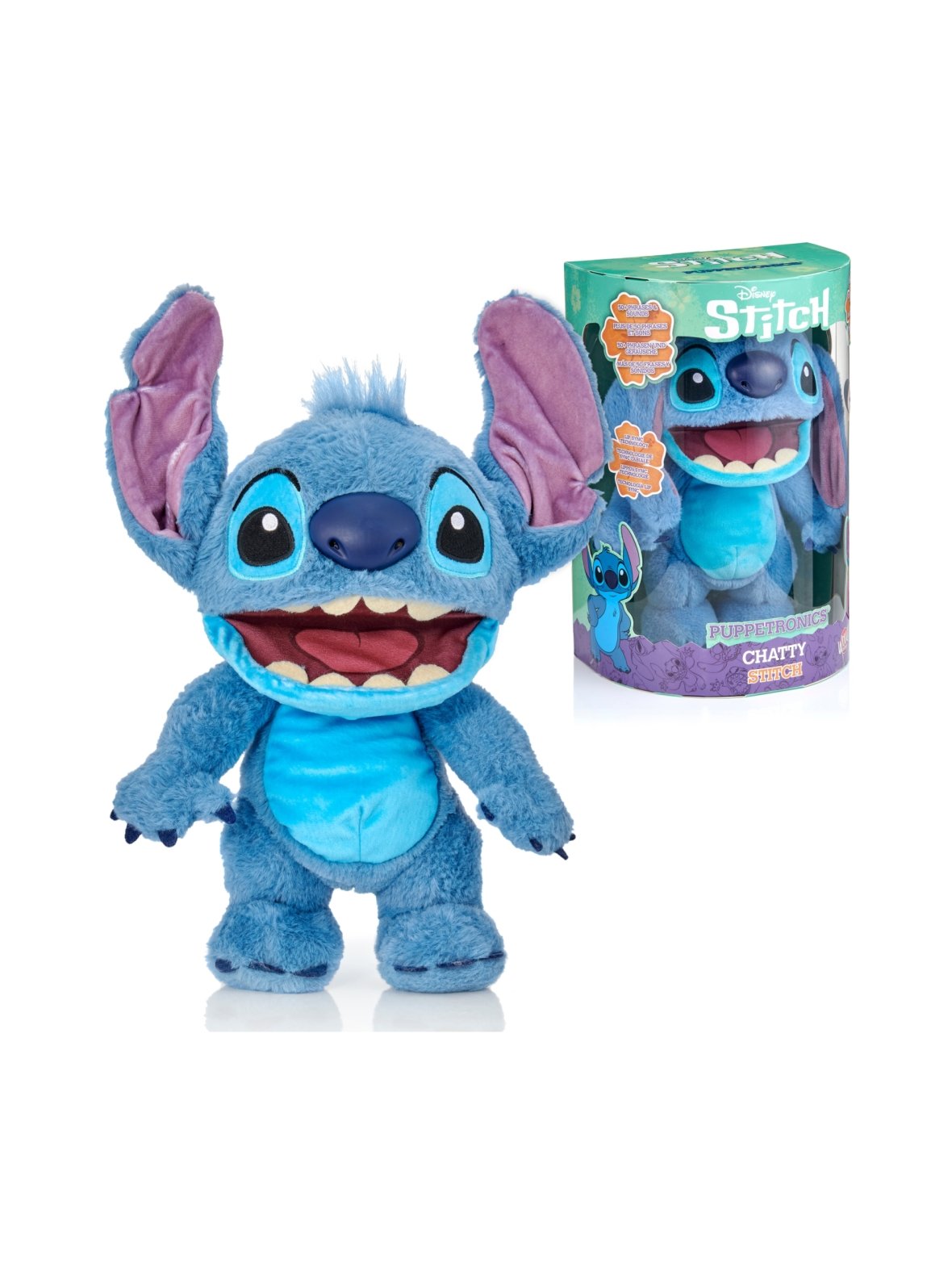 Stitch real fx interaktiivinen käsinukke puhelias stitch, 30 cm