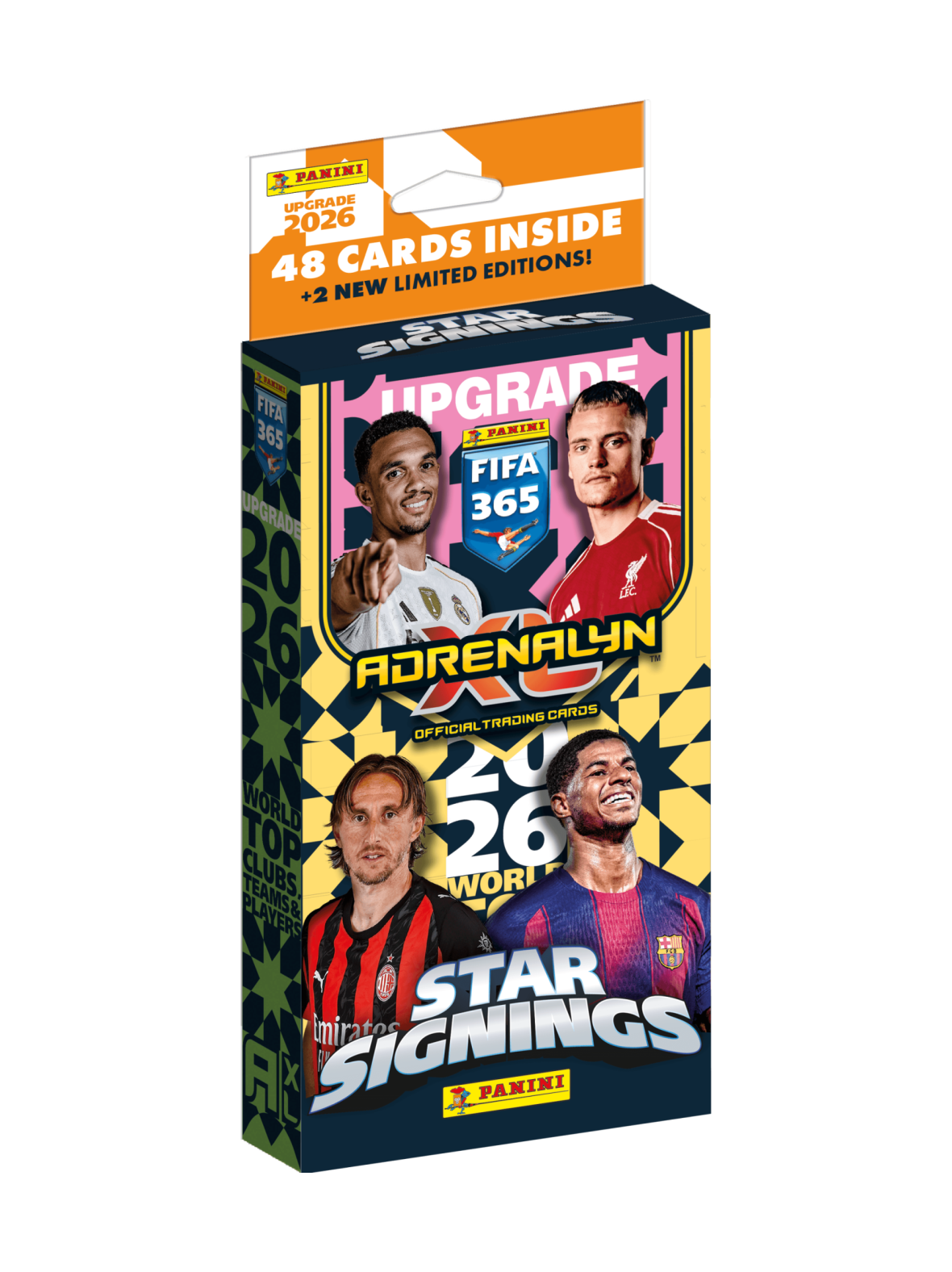 Panini fifa 365 adrenxl 2026 keräilykortit star signing upgrade deck