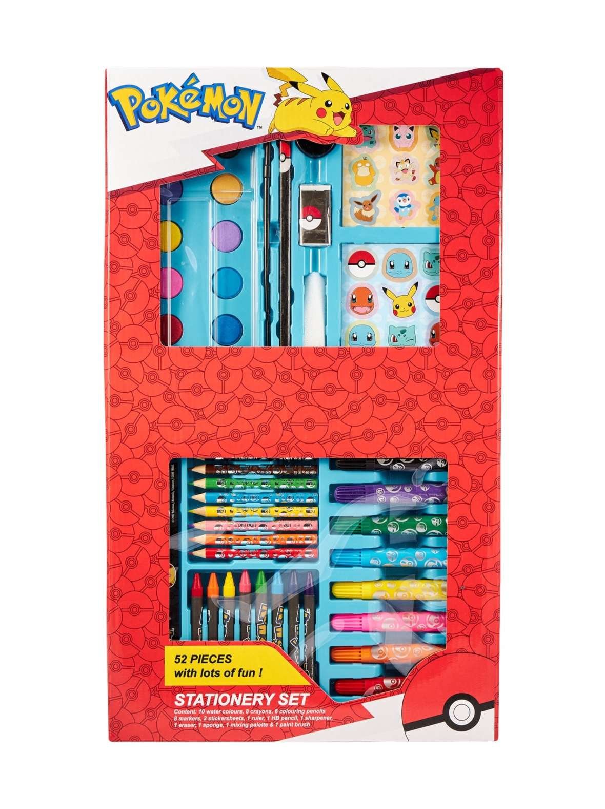 Pokemon taidesetti, 52 osaa