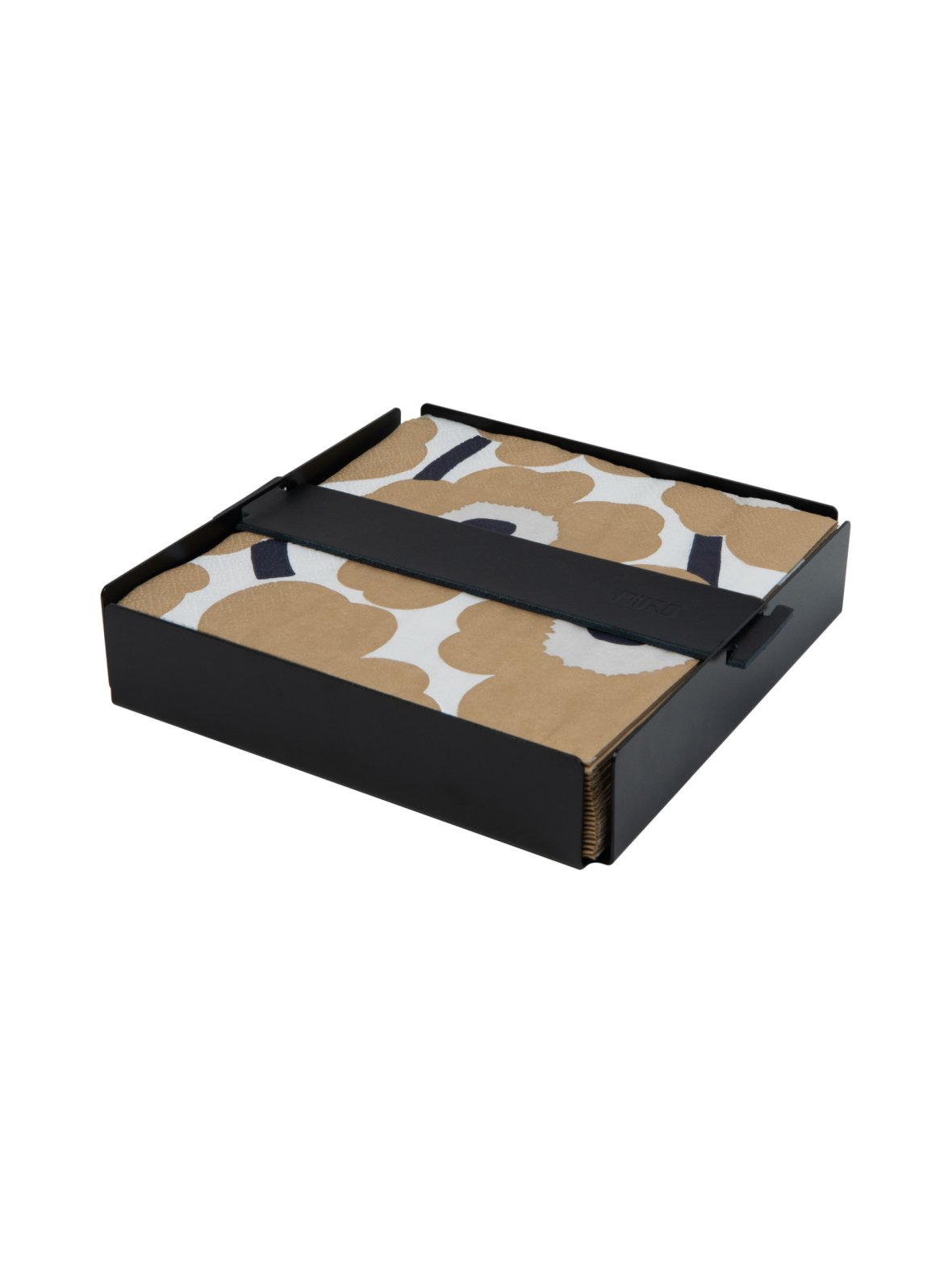 Servettiteline iso musta