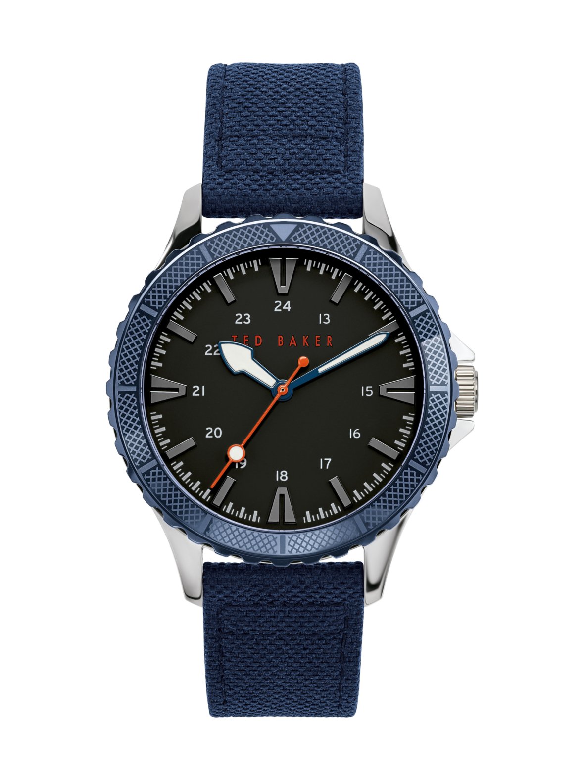 Regent 43mm -rannekello, kangasranneke