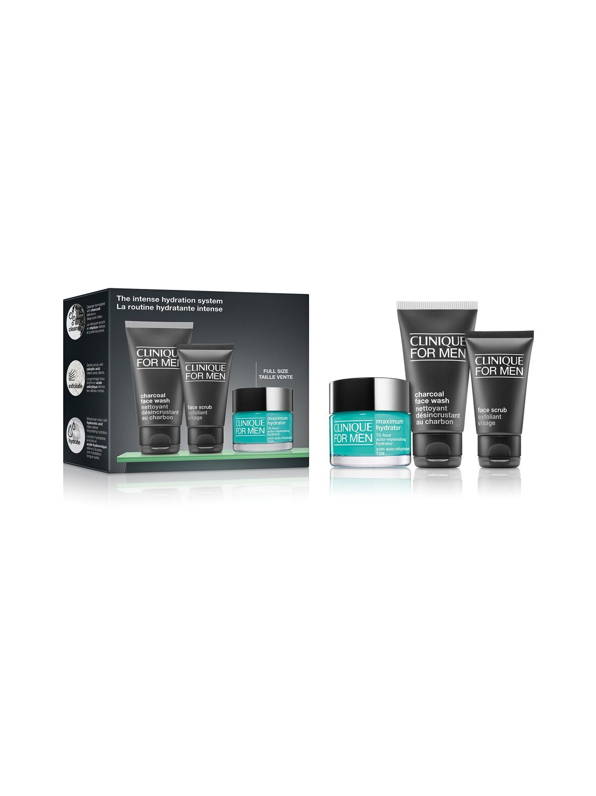 For men intense hydration set -ihonhoitopakkaus